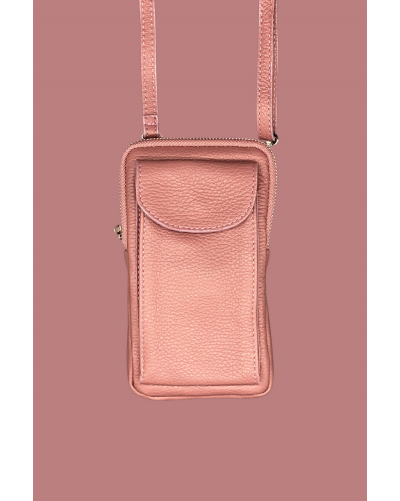 VP Bag vertical pocket in smooth leather
